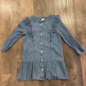 Gap Denim Drop Waist Dress